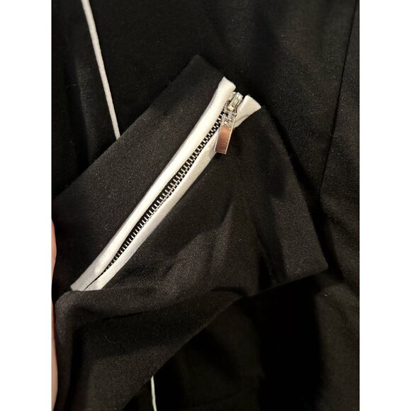 Stoosh Women's Black Long Sleeve Open Front Suit Jacket Blazer Size Large - Picture 5 of 5